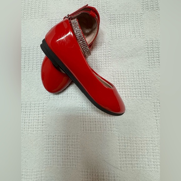 Bundle Rachel Shoes Kids Mary Jane Dress Shoes - Red, Pink, and Gold - Picture 8 of 11